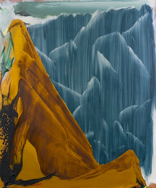 David Borgmann: o.T. [FL 11], 2019, Öl auf Leinwand, 120 x 100 cm